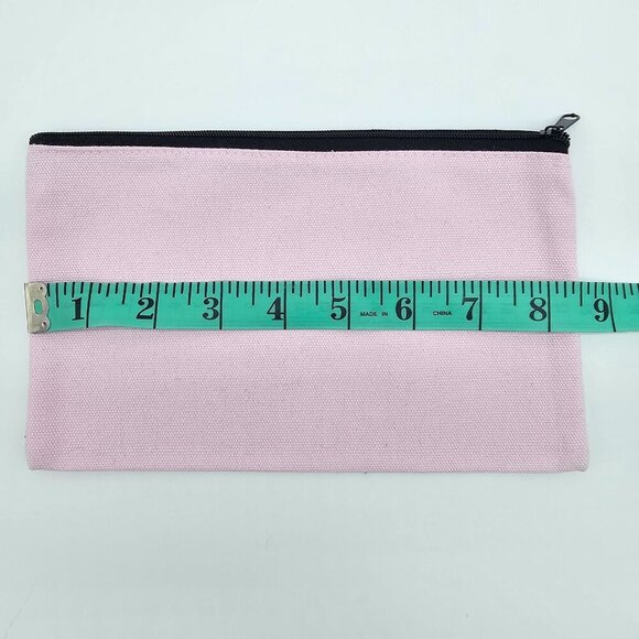 Canvas Toiletry/Makeup Bag, Feminine Pouch, Travel Bag, Money Bag, Pencil Case. - Picture 8 of 13